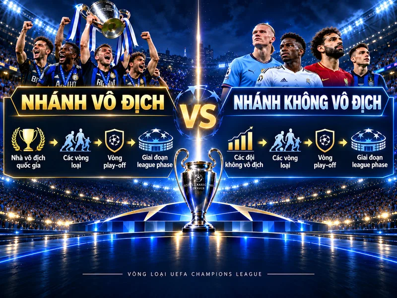 Champions Path và League Path tạo hai con đường vào vòng chính