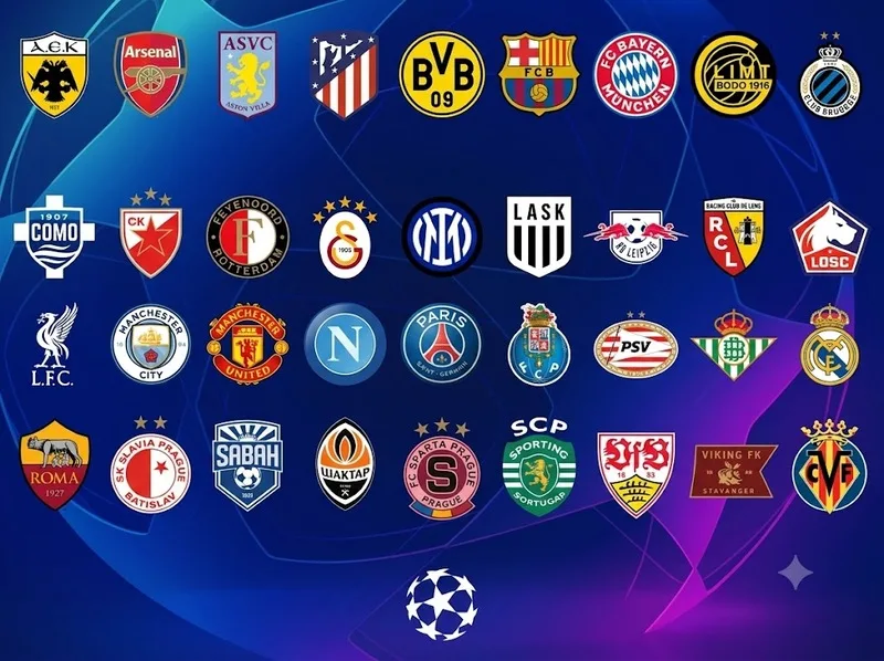 League phase Champions League có 36 đội và mỗi đội đá tám trận